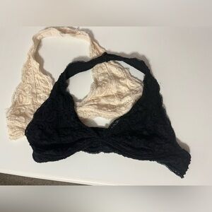 Tilly’s Black & White Bralette Size Large